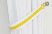 Black White Yellow Blackout Curtains 